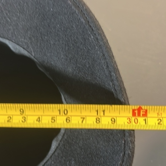 Made in Italy 100% Wool Bucket Hat W Fur Accent Mob Wives Camel/ BLK - Picture 7 of 9